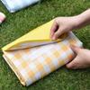 Tragbare, wasserdichte Picknickmatte für den Außenbereich – dickes, kariertes 600D-Oxford-Gewebe, feuchtigkeitsbeständig für Camping und Aktivitäten auf dem Rasen