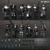 12 Black Special Police M8034 Small Particle Miniature Weapon Piece Accessories Assembly Children'S Building Block Toy Bandit