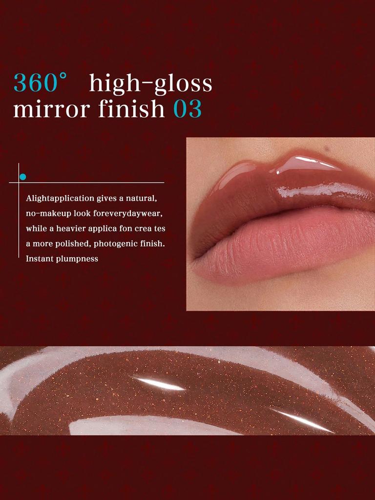 Girlcult Unreal Lip Gloss J827-J830, Mirror Shine Finish, Non-Sticky Texture, Plump Lips