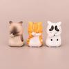 Creative Decor Crafts Pet Cat Figurine Model Figure Mini Animals Ornament Kid Gift Cute Is Suitable As an Ornament