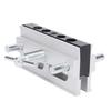 Self Centering Dowel Jig Kit Drill Guide Jig Block for Straight Holes with Bushings Woodworking Adjustable Width