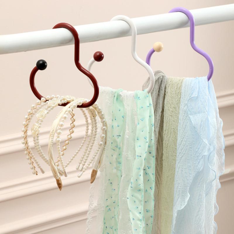 5PCS Hat Storage Rack Hats Display Rack Scarf Towel Tie Bags Storage Holder Multi-Function Hooks for Bedroom Closet Saving Space