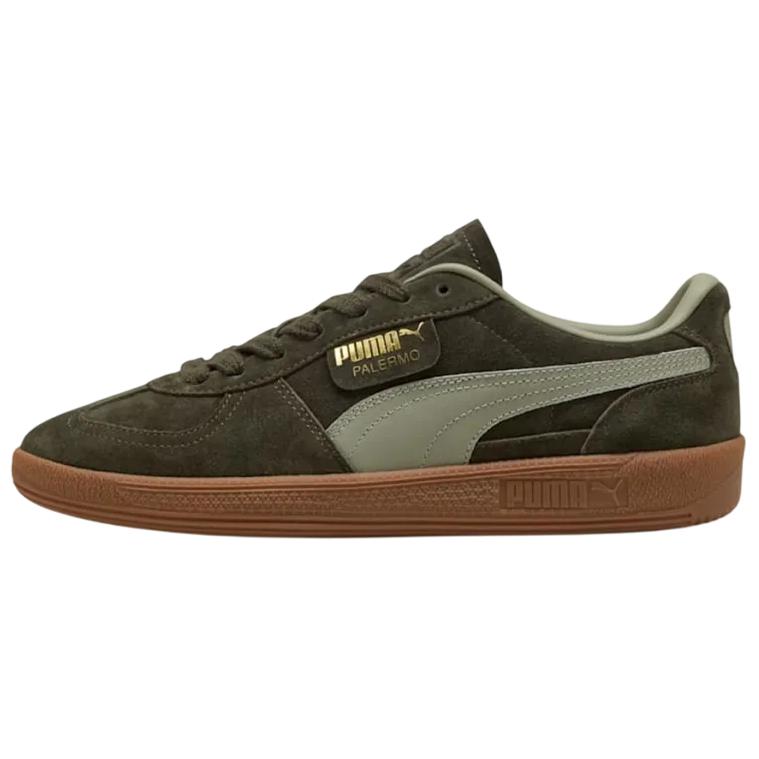 

Puma Palermo Comfortable Fit Lace-Up Training Shoes Unisex Shoes Green 396463-80 42.5