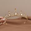 Elegant Crystal Alloy Princess Crown Wedding & Birthday Hair Accessory