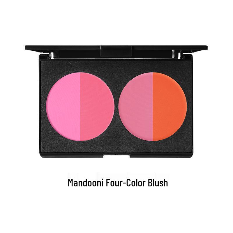 Dual-Color Highlight & Contour Palette with Matte and Cream Options