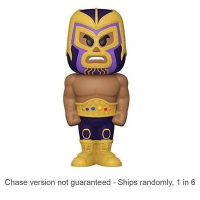 Marvel Thanos Luchadore Vinyl Soda Chase skickas 1 på 6