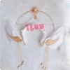 Lolita White Angel Wings Virgin Mary Bead Chain Baroque Halo Tiara Hair Accessory Virgin Mary Sun Godmother's Crown KC Headwear