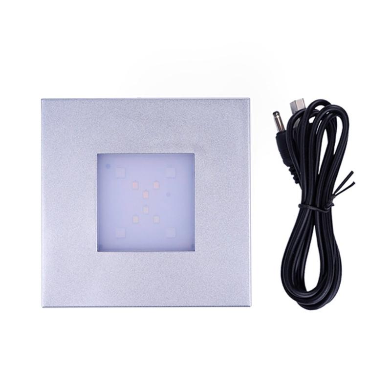 

Jewelry Display and Home Atmospheres LED Touch Control Crystals Lamp Base with Adjustable Light and Portable Designs срібний
