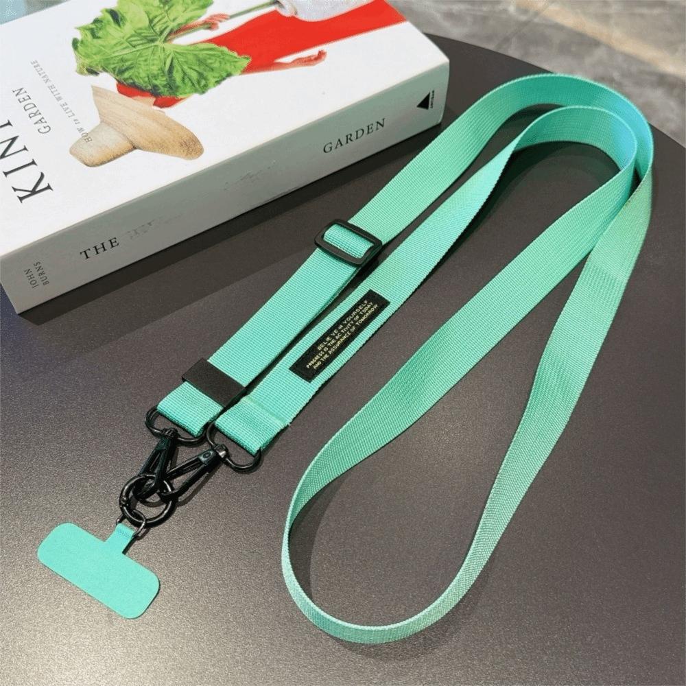 

Двойной ремешок для мобильного телефона с пряжками, прочная конструкция, стиль халтер, защита от потери, подвеска-сумка для телефона, длинный кроссбоди