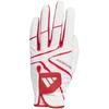 Golf Gloves 24 Gloves Red LH22 [Adidas Golf] Non-Slip Men's White/Bright