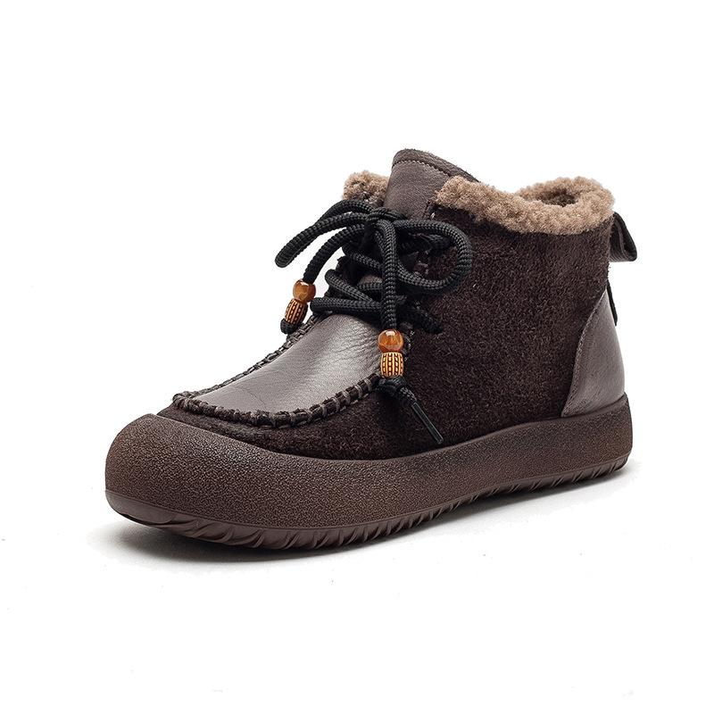 

Женские ботильоны, утепленные флисом теплые хлопковые туфли, удобные и универсальные зимние ботинки 40 серый