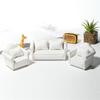 Accessories Miniature Ornaments Simulation Sofa Furniture Model Toys Mini Wooden Sofa Love Seat