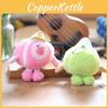 Green Pink Capybara Plush Keychain Toy Pp Cotton Fill Bag Decor Item Collectors