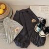Children'S Trousers Spring New Puppy Striped Pants Boys And Girls Weaving Children'S Clothing Pumpkin Tide H