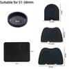 Silicone Espresso Coffee Tamper Mat Station Non Slip 51-58mm Press Tampering Holder WDT Tools Coffeeware Silicone Corner Mat Pad