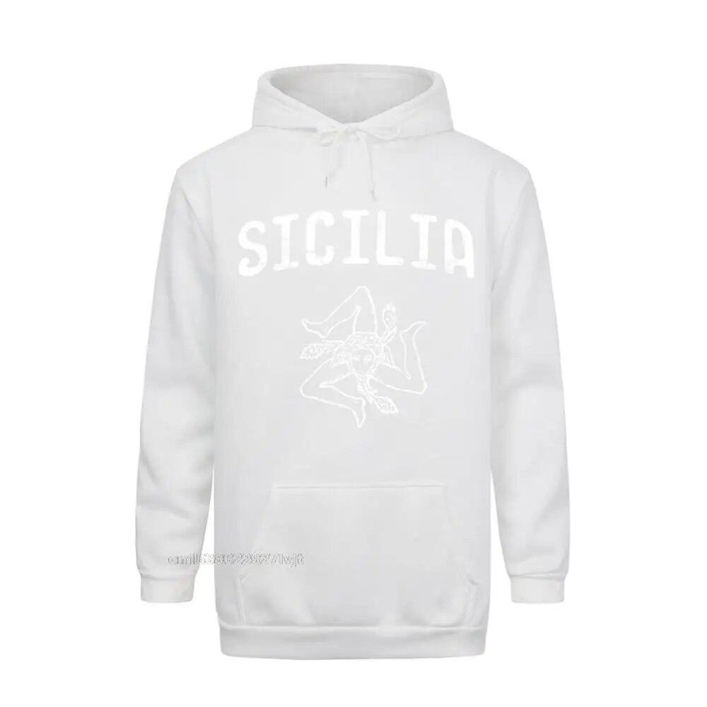 Sicilia Italia Sicilia Siciliano Siciliano Italia Felpa con cappuccio a maniche lunghe italiana Maglie comode Felpa con cappuccio in cotone Felpe con cappuccio unisex Felpa con cappuccio unisex