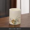 Beige Ceramic Master Cup Xiaoshenlong Single Cup Kung Fu Tea Set Tea Cup Personal Special Large-Capacity Tea Cup Gift Box