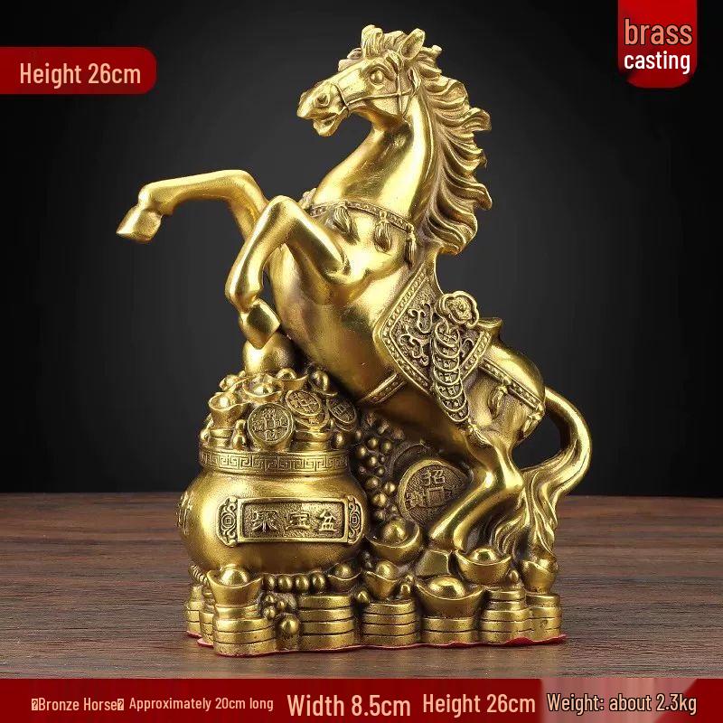 Auspicious Success Copper Horse Statue