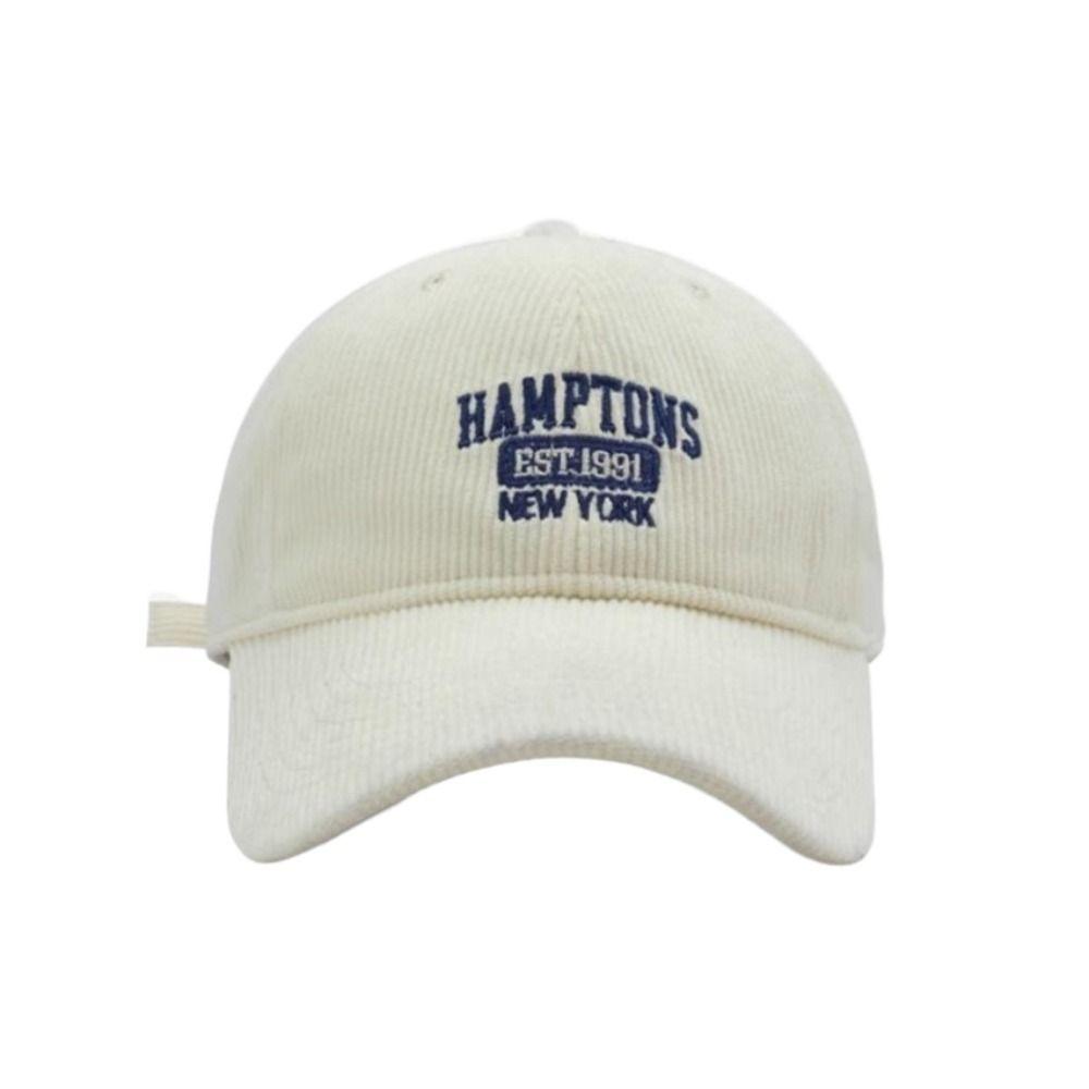 Sun Protection Baseball Cap Versatile Sports Hat Casual Corduroy Cap  Spring/Summer