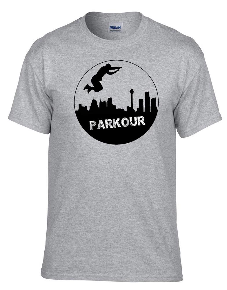 Parkour Acrobatics Grey Kids TShirt 138szKids S