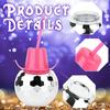 2pcs Disco Ball Cups Pink Cowgirl Hat Mirror Party Cup with Straws Silver 70s Cocktail Cup Sparkling Tumbler Wine Glass