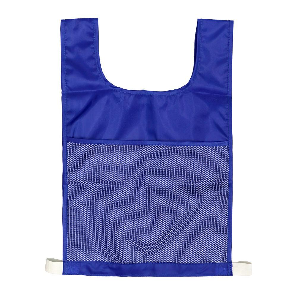 

Competition Mesh Pockets Kids Teaching Apron Polyester Multi-purpose Game Vest Creative Sleeveless Vest Kids синий