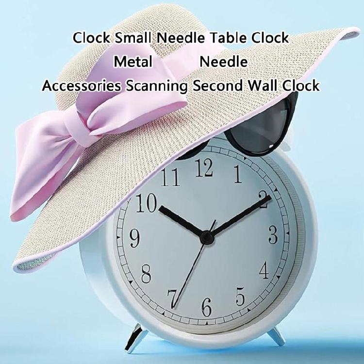 Precisions 5Pcs Quiet Clock Movement Set Plastic Mechanism with Different Pairs of Hands for Smooth Timekeeping Repair
