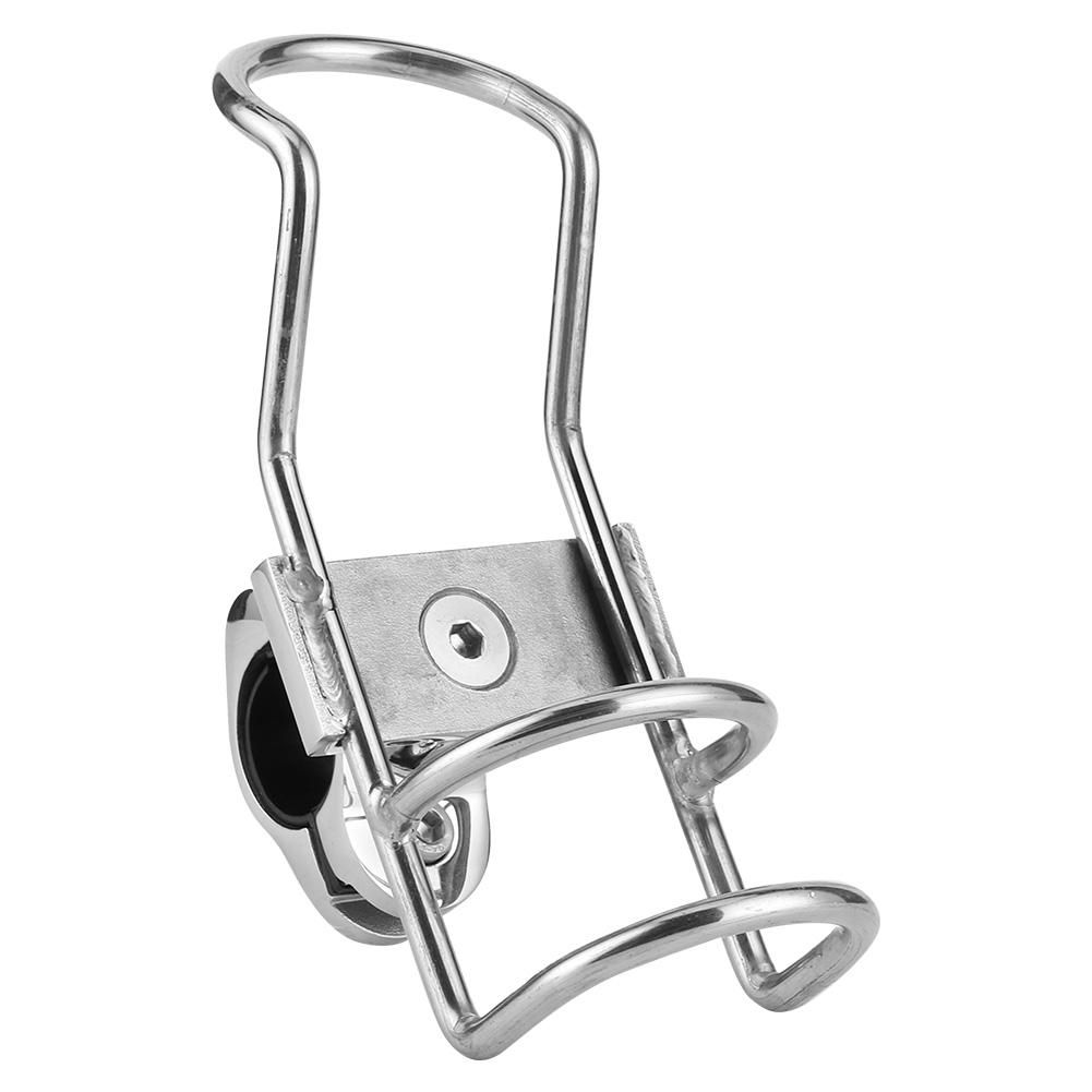 Fishing Rod Rack Stainless Steel Rail Mount Pole Bracket Support Clamp Boat Accessories26mm 1.0in