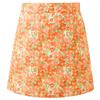 Sancai 2026 Summer A-line Floral Print Skirt