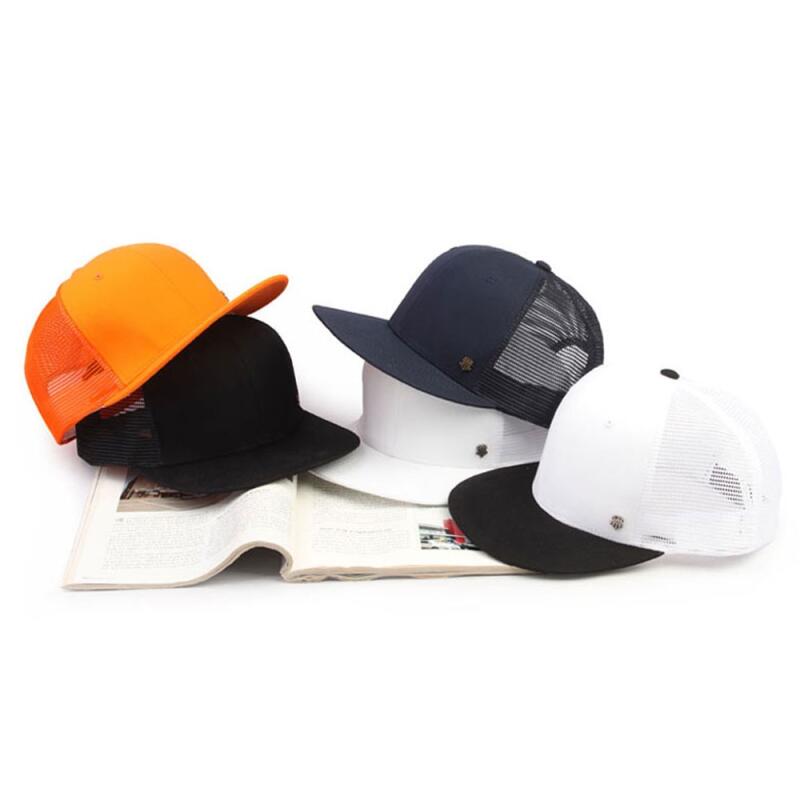 Oversized Minja Mesh Snapback Summer Hat white