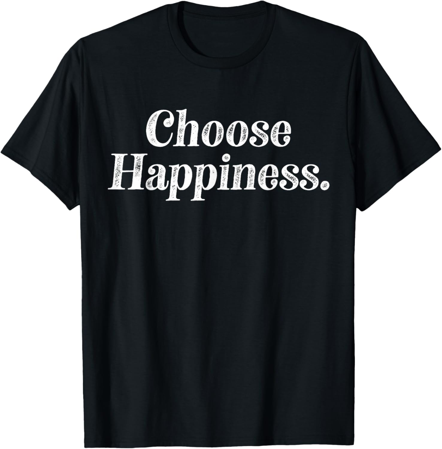 Choose Happiness Happy Vintage Inspirational T-Shirt S разноцветный
