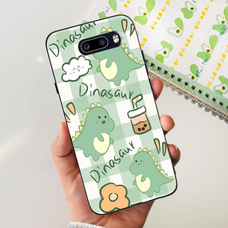 For LG G8X ThinQ Case Camera Protection Soft Clear Back Cover For LG V50S Thinq LGV50 ThinQ Phone Bumper Marble Skull Pattern