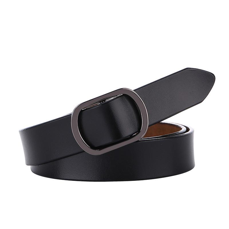 Retro Leather Inspired Belt For Ladies With Metal Clasp And Pure Leather Design