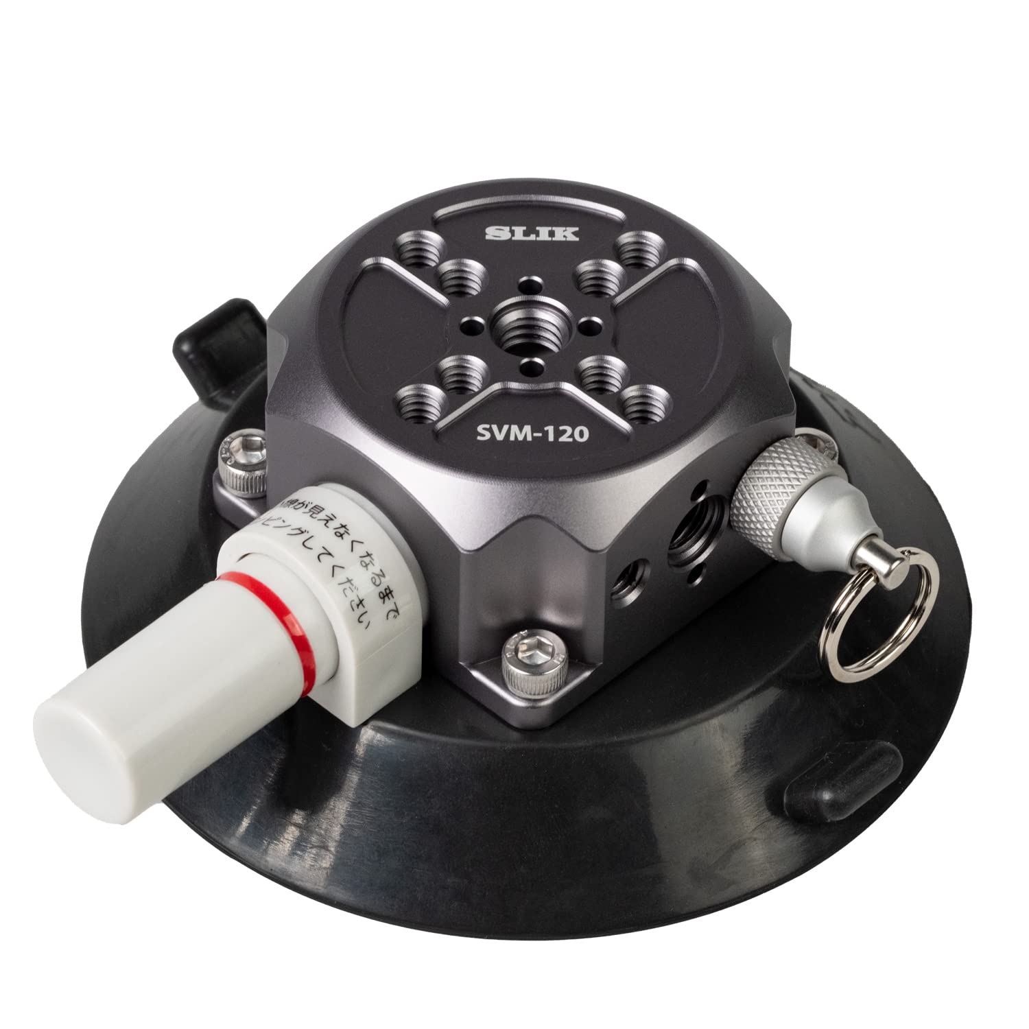 

SLIK Accessory Suction Base Suction Maximum Load Weight Pan Head for Action Cams and 120mm Product Number 246610 Tripod/Monopod SVM-120, Type, 1.7kg, чёрный