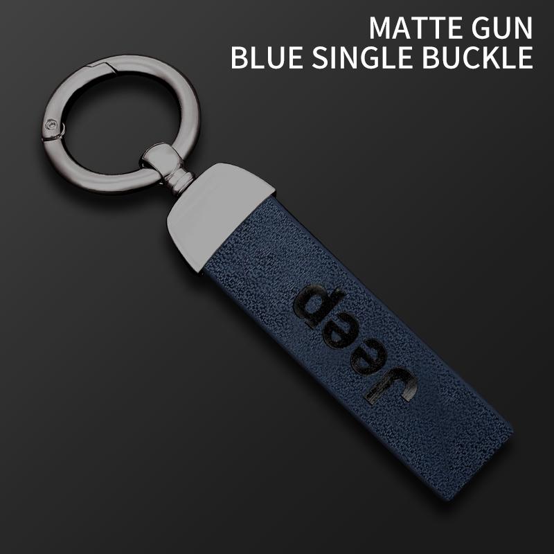 För Jeep Bil Vintage Läder Nyckelring Ring Zinklegering Kedja Nyckel För Jeep Grand Cherokee Wrangler JK Gladiator Compass Renegad