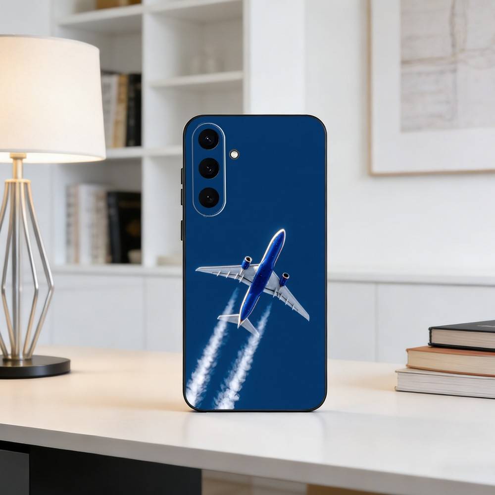 Airplane Plane  Phone Case For Samsung Galaxy A73,A72,A71,A70,A52,A51 Others Soft Black Cover