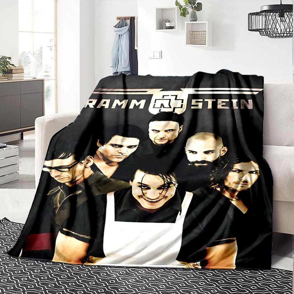 1pz Rammstein Culinary Chaos Coperta in Flanella per Morbidissimo Carino Comfort Coperta per Viaggio Biancheria da Letto Divano Divano Coperta Y7301