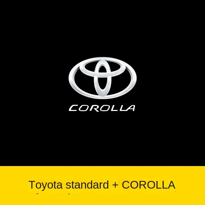 Car Door LED HD Welcome Courtesy Shadow Projector Lamp Logo Light For Toyota 12V 4-wheel N280 Highlander Kluge Car Accessories