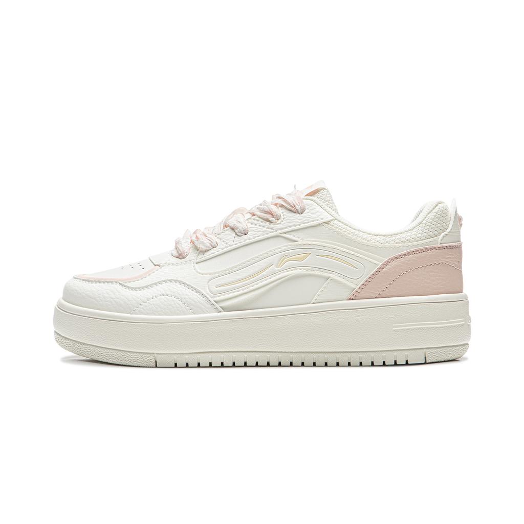 Li Ning Cheese Slip Resistant, Abrasion Resistant, Lightweight, Breathable, Height Increasing Low top Skateboard Shoes AGCW076-3