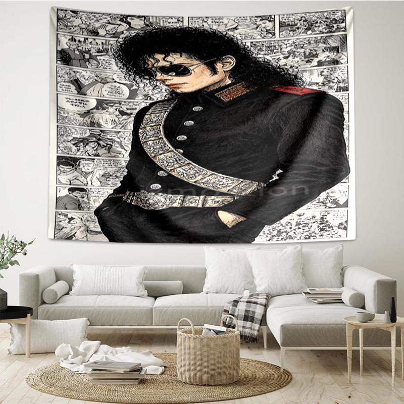 1PC Jackson's Thriller Tapestry Accessories Playroom Tapestry, for Bedroom,Livingroom, Dormitory Room Wall Decor Fan Birthday Gifts