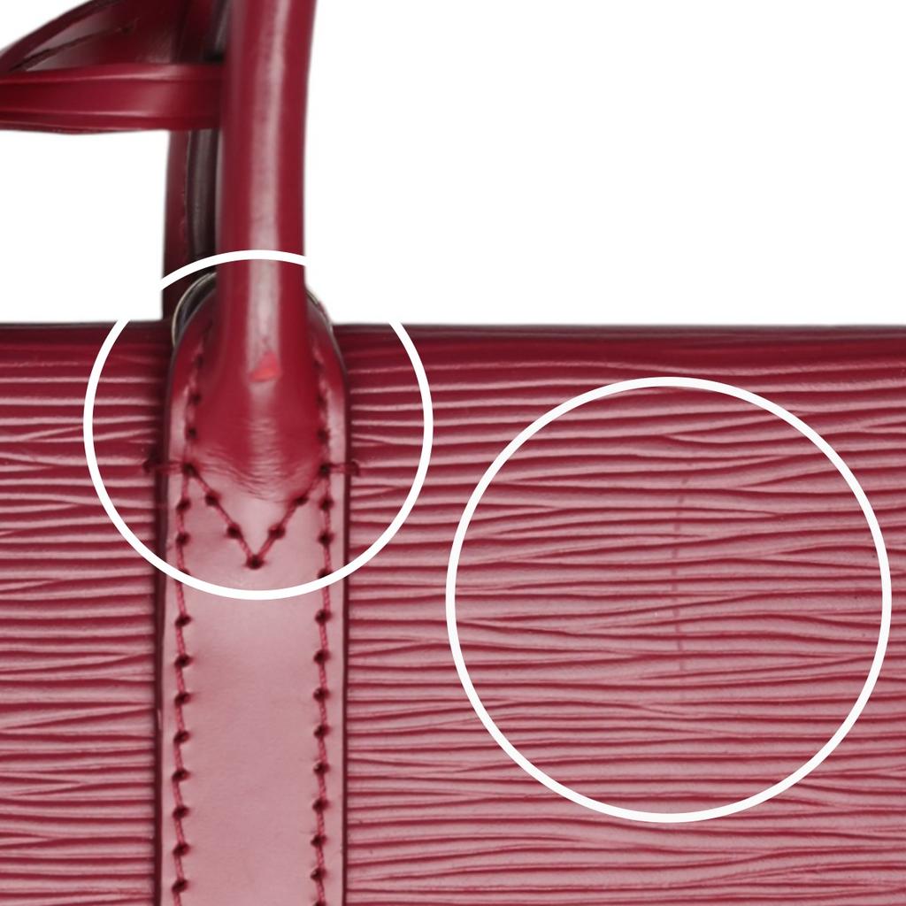 LOUIS VUITTON Epi Marley MM Handbag Epi Leather Fuchsia Women M94615 Used