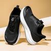 Big head shoes sports fly-woven men's shoes 2025 new black men's wide head shoes 4e wide last shoes men's soft-soled shoes men's