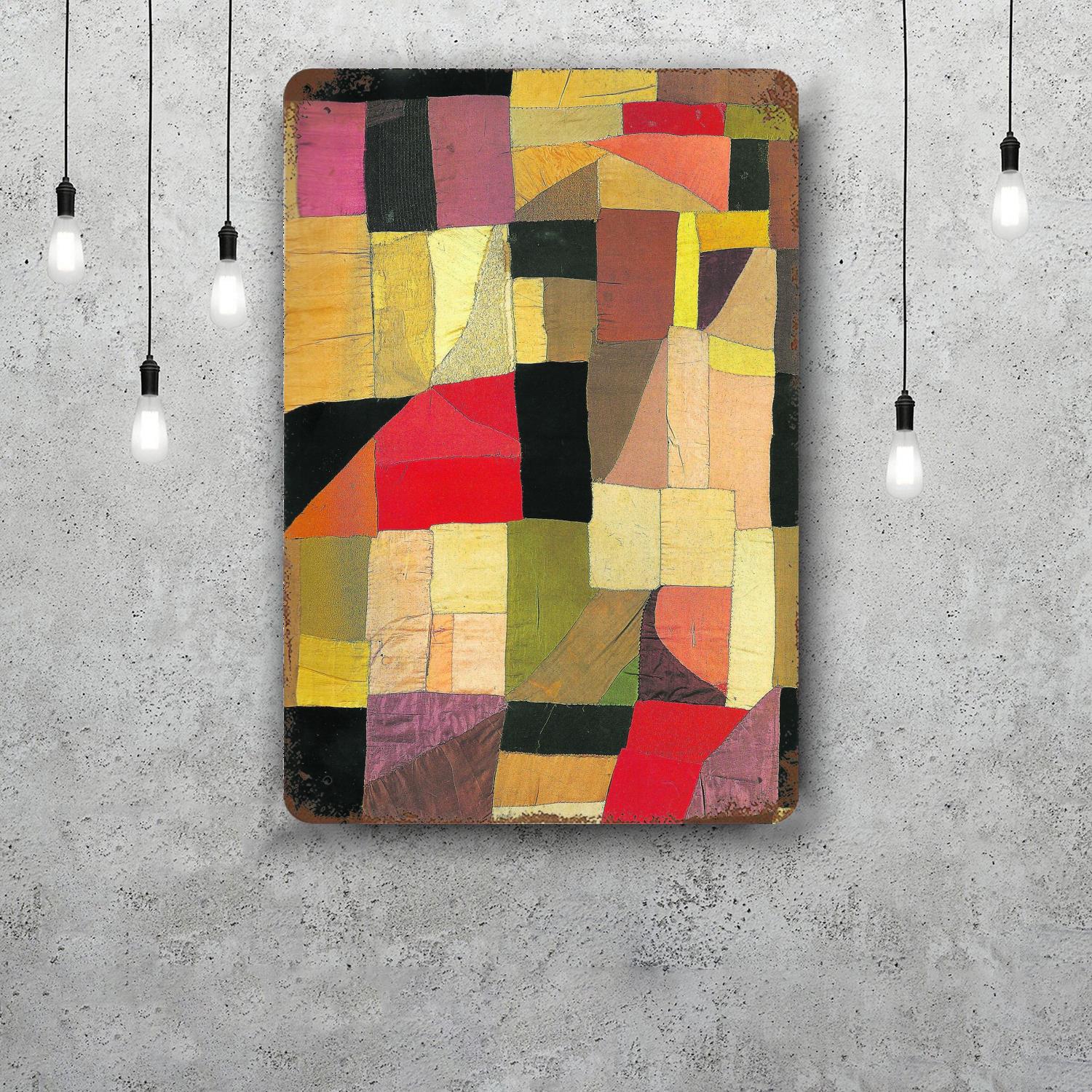 sonia delaunay artist Retro Vintage Tin Sign Poster Decorative Plaque Metal Plate Wall Decor 20x30cm(7.8x11.8inch)