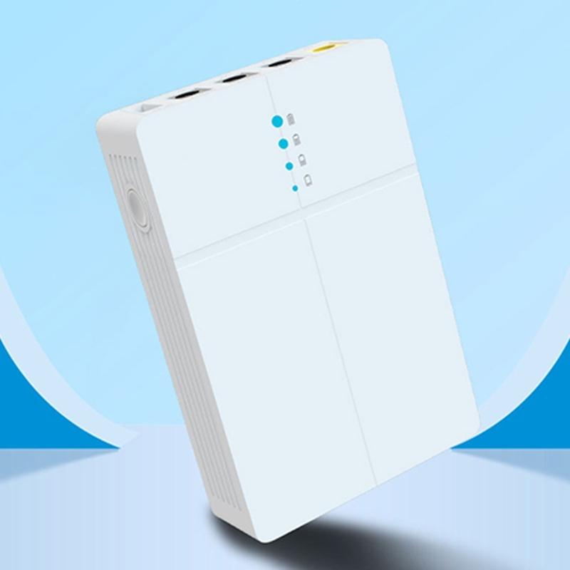 13500mAh Uninterruptible Power Supply for Routers and Modems 12H Backups Double Voltages Ensuring Continuous Operation