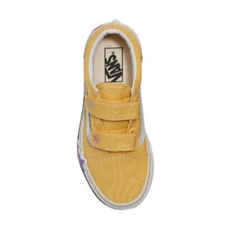 Vans Durable Non-Slip Low-Top Kids Skate Shoes Kids Sneaker Yellow VN000CPXYLW