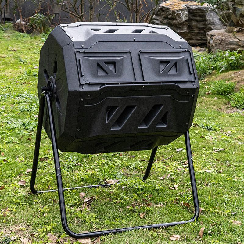 Outdoor Composting Bin: Garden Leaf & Kitchen Waste Organic Fermenter