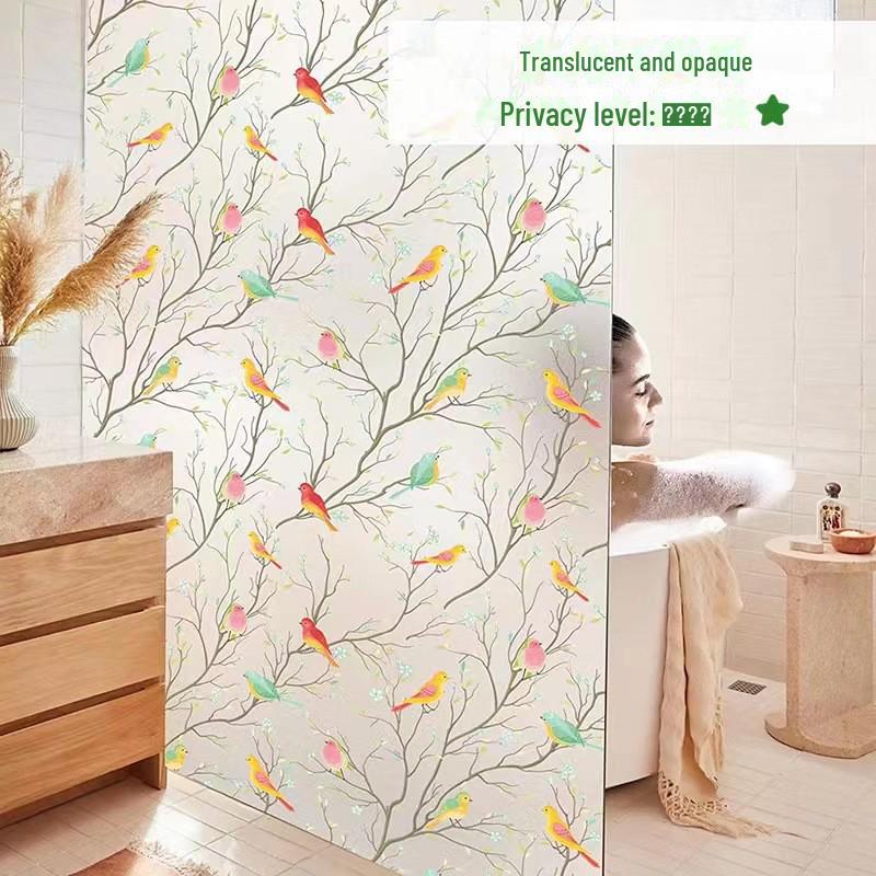 

Пленка для стекла American Style Privacy Anti-Peep - декоративная наклейка без клея Width 50cm*1m