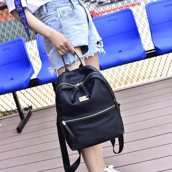 2021 Oxford Cloth Shoulder Bag College Wind Wild Fashion New Ladies Backpack Casual Canvas Bag