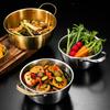 Thickened Noodles Bowl Stainless Steel Fruit Salad Bowls Multi-purpose Mixing Pot  Cooking