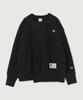 X Undercover Reverse Weave Crew Neck Sweatshirt Midnight Black